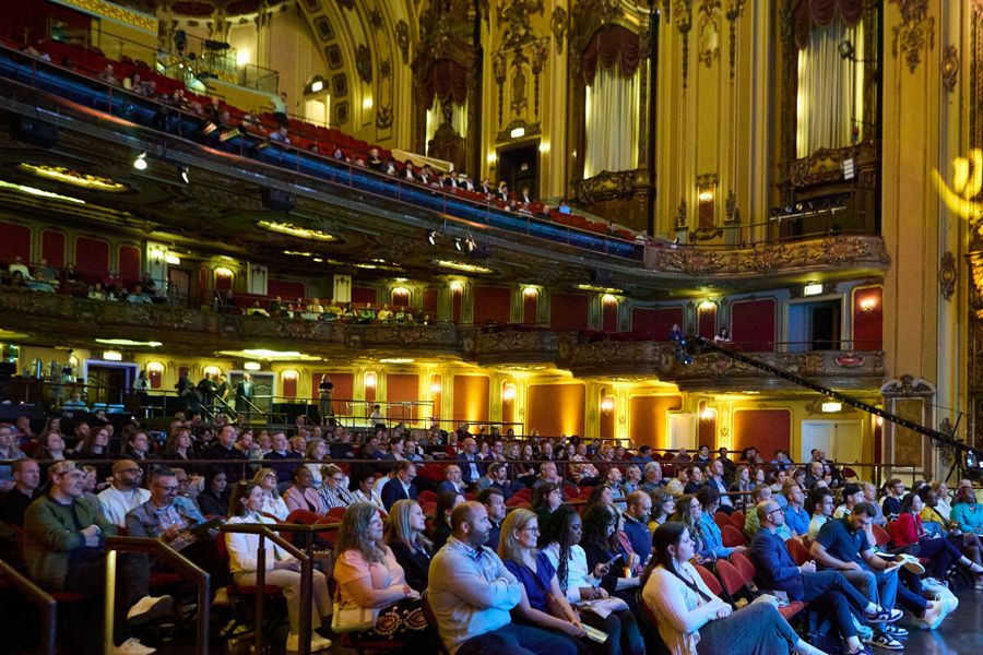 The audience at Leadercast Conference 2026